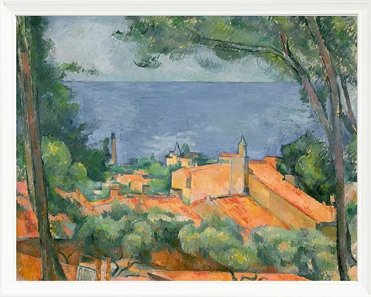 L`Estaque med røde tage - 1883