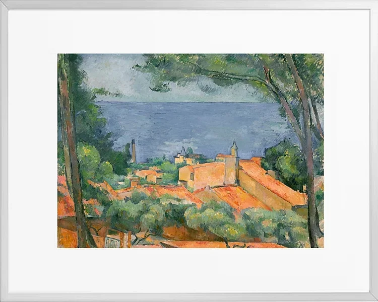 L`Estaque med røde tage - 1883