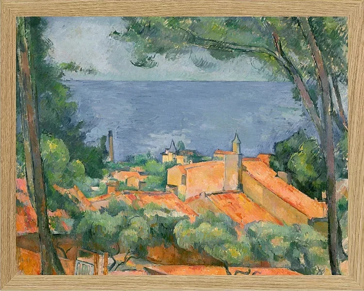 L`Estaque med røde tage - 1883