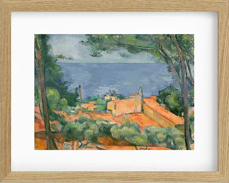 L`Estaque med røde tage - 1883