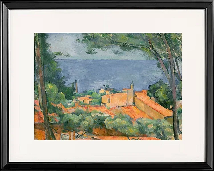 L`Estaque med røde tage - 1883