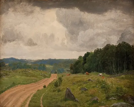 Landschaft bei Kongens Møller, Seeland – 1844