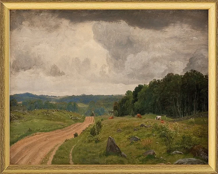Landschaft bei Kongens Møller, Seeland – 1844