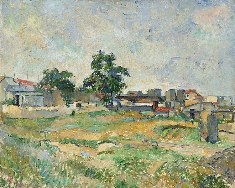 Landskab nær Paris - 1888