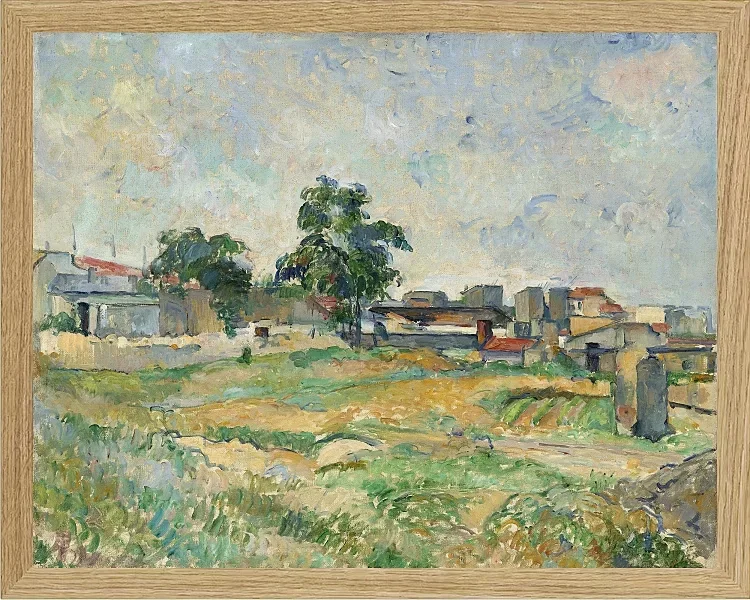 Landskab nær Paris - 1888