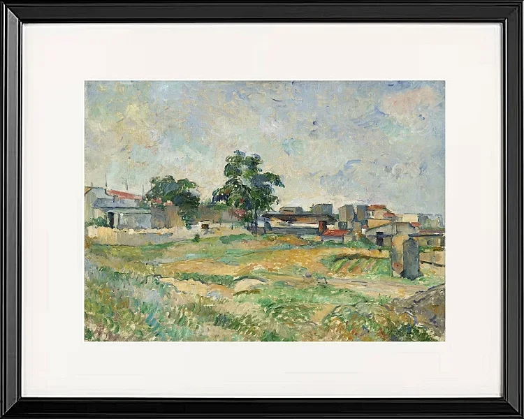 Landskab nær Paris - 1888