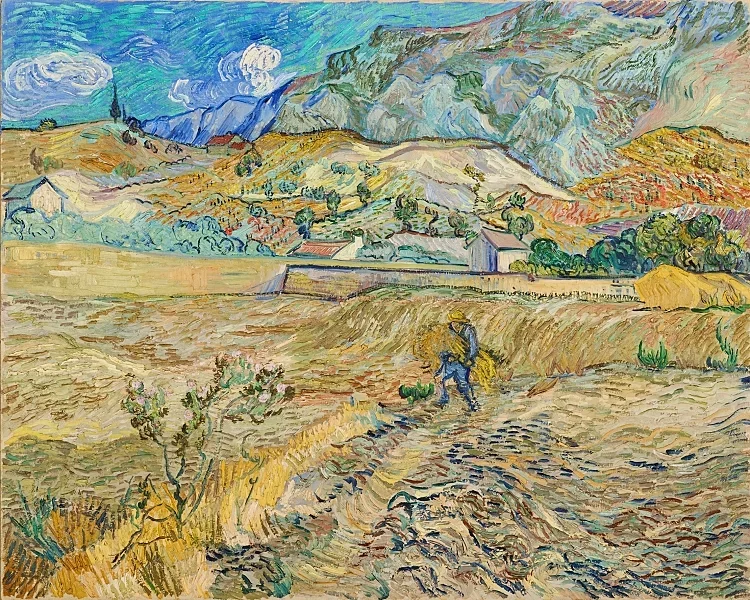Landskab ved Saint-Rémy - 1889
