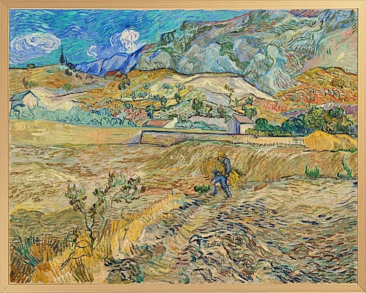 Landskab ved Saint-Rémy - 1889