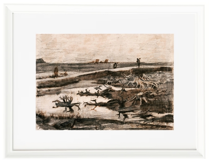 Landscape with Bog Trunks - 1883
