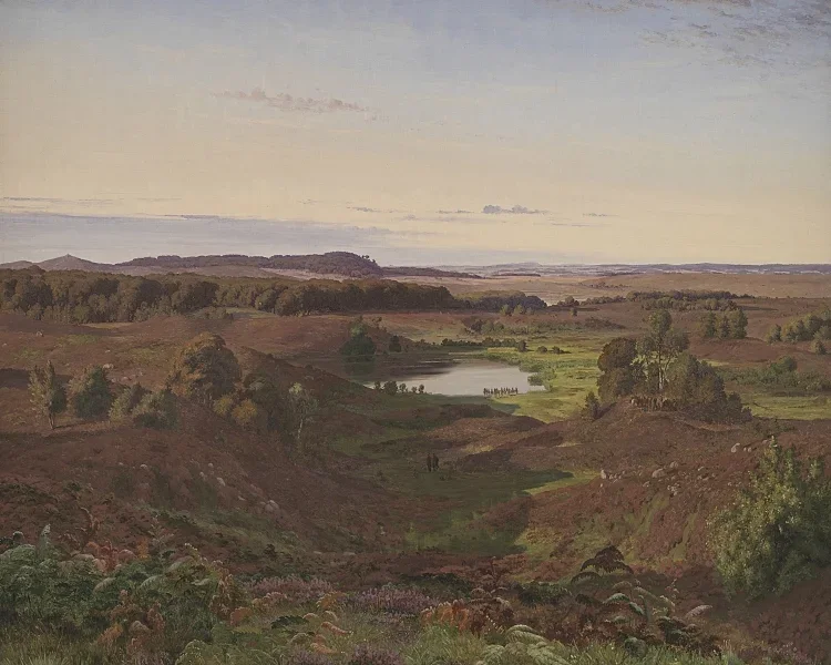 Landschaft im Norden Seelands – 1849