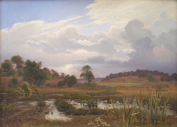 Landschaft in der Nähe des Waldes Nordskoven – 1848