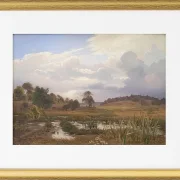 Landschaft in der Nähe des Waldes Nordskoven – 1848