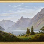 Landschaft mit Gebirgssee - 1810