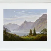 Landschaft mit Gebirgssee - 1810