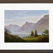 Landschaft mit Gebirgssee - 1810