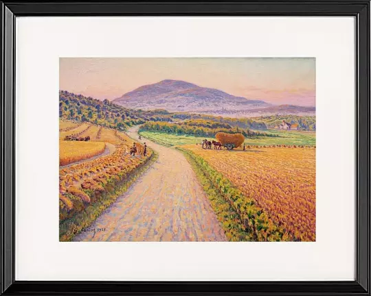 Landschaft mit Heuhaufen - 1928