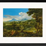 Landschaft mit Hirten - 1868