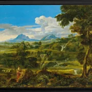 Landschaft mit Hirten - 1868