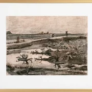 Landskab med mosestammer - 1883