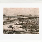 Landskab med mosestammer - 1883
