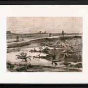 Landskab med mosestammer - 1883