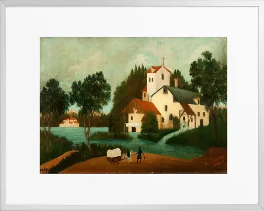 Landschaft mit Wassermühle - 1879