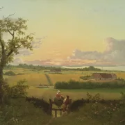 Landschaft mit Zaun, Insel Mon - 1810