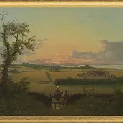 Landschaft mit Zaun, Insel Mon - 1810