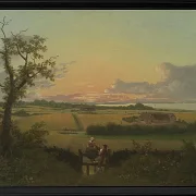 Landschaft mit Zaun, Insel Mon - 1810