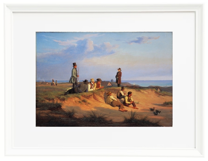 Männer von Skagen an einem Sommerabend bei gutem Wetter - 1848