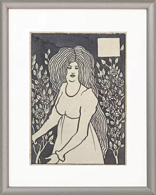 Langhaarige Frau – 1894