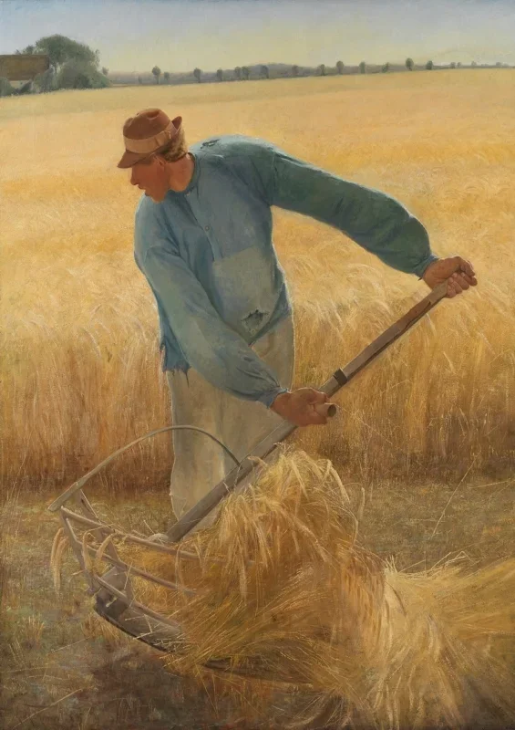 Laurits Andersen Ring | Høst – 1885 | Indrammet kunsttryk | Realisme
