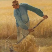 Laurits Andersen Ring | Høst – 1885 | Indrammet kunsttryk | Realisme