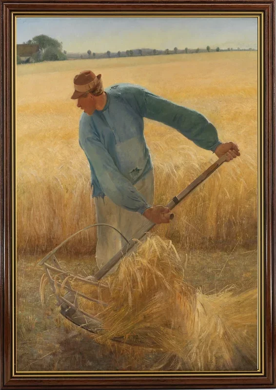 Laurits Andersen Ring | Høst – 1885 | Indrammet kunsttryk | Realisme