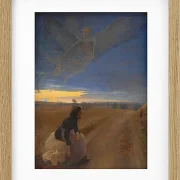 Laurits Andersen Ring – Abend 1887 | Giclée Kunstdruck gerahmt