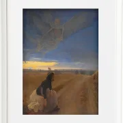 Laurits Andersen Ring – Abend 1887 | Giclée Kunstdruck gerahmt