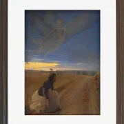 Laurits Andersen Ring – Abend 1887 | Giclée Kunstdruck gerahmt