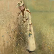 Laurits Andersen Ring | Fru Johanne Wilde - 1890 | Indrammet kunsttryk | Realisme