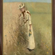 Laurits Andersen Ring | Fru Johanne Wilde - 1890 | Indrammet kunsttryk | Realisme