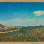 Laurits Andersen Ring – Aussicht in der Nähe von Karrebaeksminde in Nordseeland 1901 | Giclée Kunstdruck gerahmt