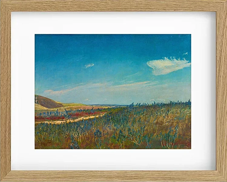 Laurits Andersen Ring – Aussicht in der Nähe von Karrebaeksminde in Nordseeland 1901 | Giclée Kunstdruck gerahmt