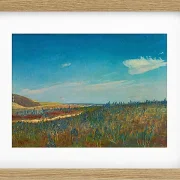 Laurits Andersen Ring – Aussicht in der Nähe von Karrebaeksminde in Nordseeland 1901 | Giclée Kunstdruck gerahmt