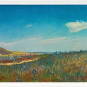 Laurits Andersen Ring – Aussicht in der Nähe von Karrebaeksminde in Nordseeland 1901 | Giclée Kunstdruck gerahmt