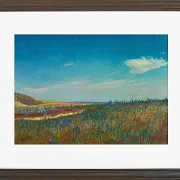 Laurits Andersen Ring – Aussicht in der Nähe von Karrebaeksminde in Nordseeland 1901 | Giclée Kunstdruck gerahmt
