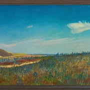 Laurits Andersen Ring – Aussicht in der Nähe von Karrebaeksminde in Nordseeland 1901 | Giclée Kunstdruck gerahmt