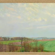 Laurits Andersen Ring – Blick auf den Roskilde Fjord, Vorfrühling 1903 | Giclée Kunstdruck gerahmt