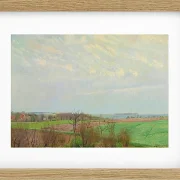 Laurits Andersen Ring – Blick auf den Roskilde Fjord, Vorfrühling 1903 | Giclée Kunstdruck gerahmt