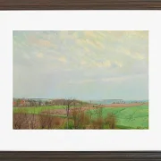 Laurits Andersen Ring – Blick auf den Roskilde Fjord, Vorfrühling 1903 | Giclée Kunstdruck gerahmt