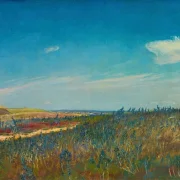 Laurits Andersen Ring | Udsigt ved Karrebæksminde i Nordsjælland – 1901 | Indrammet kunsttryk | Realisme