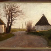 Laurits Andersen Ring | Landskab – 1902 | Indrammet kunsttryk | Realisme